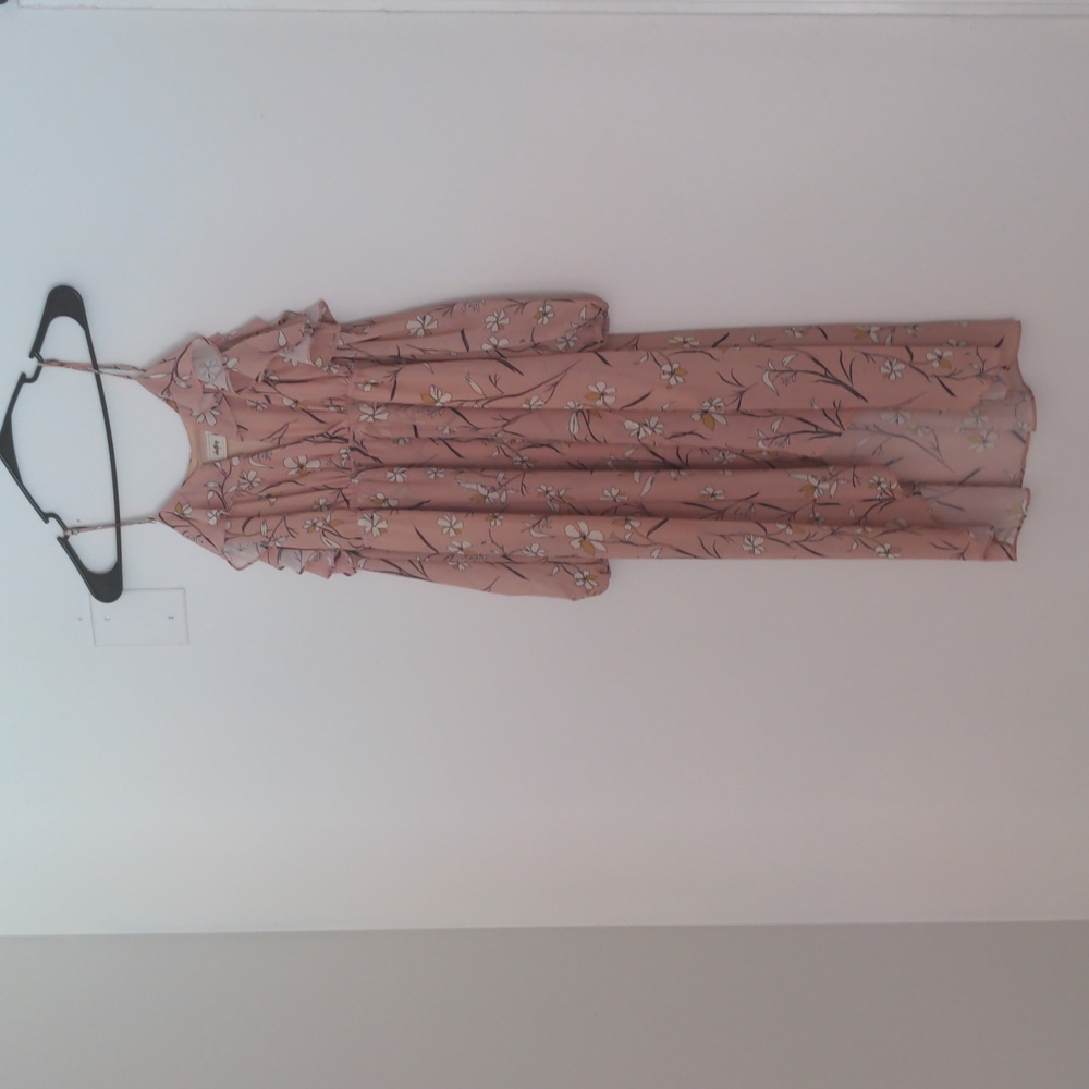 Floral high-low dress